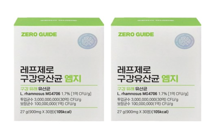 레프제로 구강유산균 프로바이오틱스 유산균