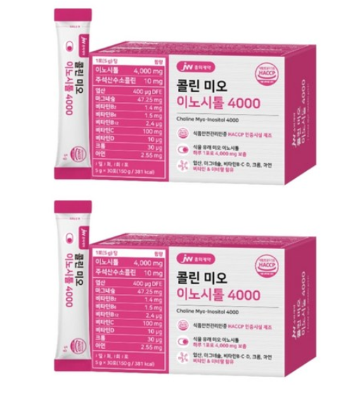 JW중외제약 콜린 미오 이노시톨 4000
