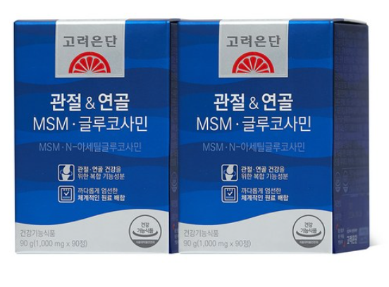 고려은단 관절&연골 MSM 글루코사민