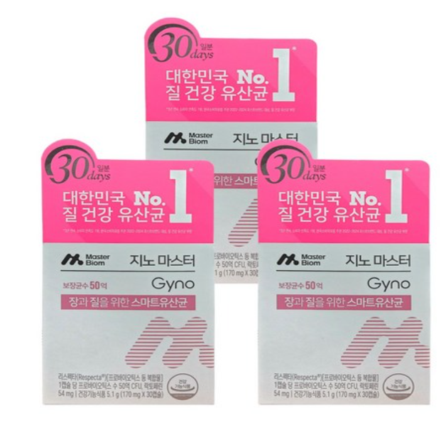 뉴트리 마스터바이옴 지노마스터 리스펙타 질건강유산균