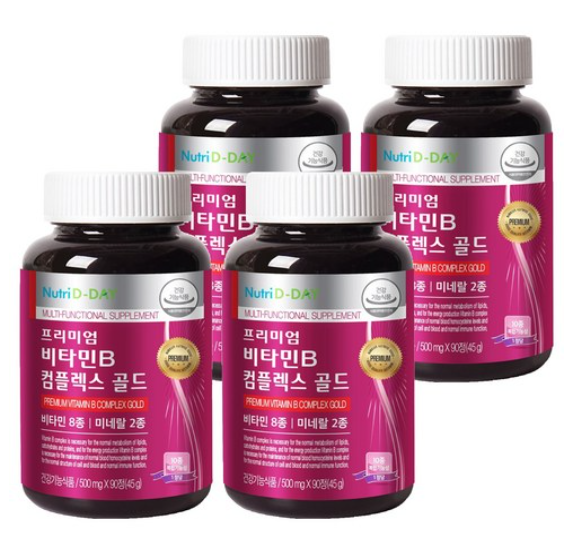 뉴트리디데이 프리미엄 비타민B 컴플렉스 골드