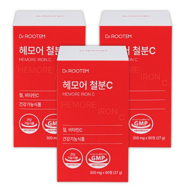닥터루템 헤모어 철분 빈혈 비헴철 철분제