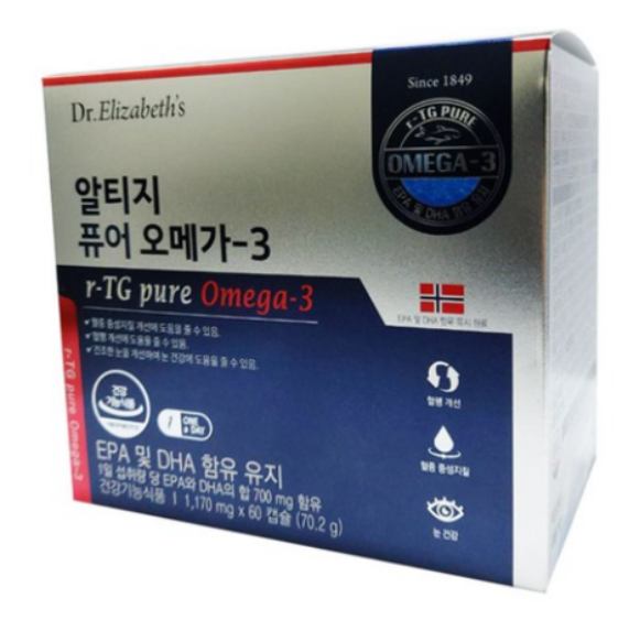 닥터엘리자베스 알티지 퓨어 오메가3