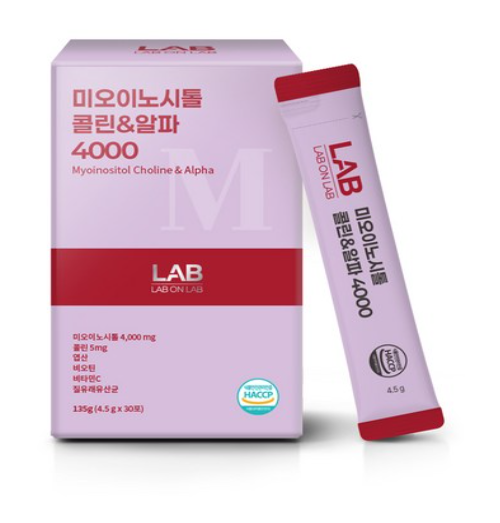 랩온랩 미오이노시톨 콜린&알파 4000 