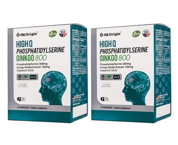 엔젯오리진 하이큐 포스파티딜세린 징코 800, 50정