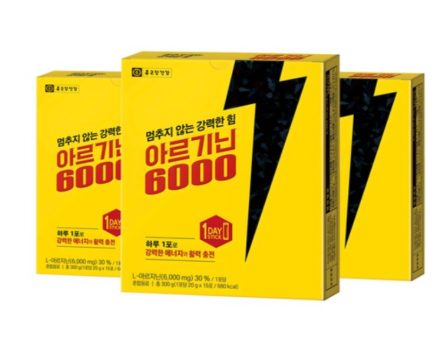 종근당건강 아르기닌 6000 15p