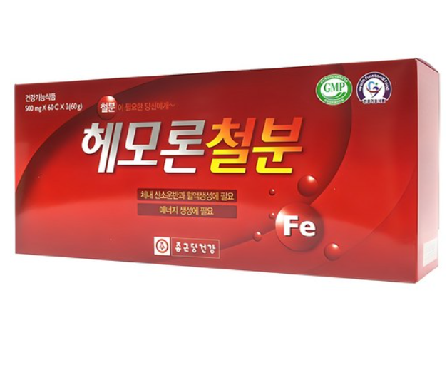 종근당건강 헤모론철분